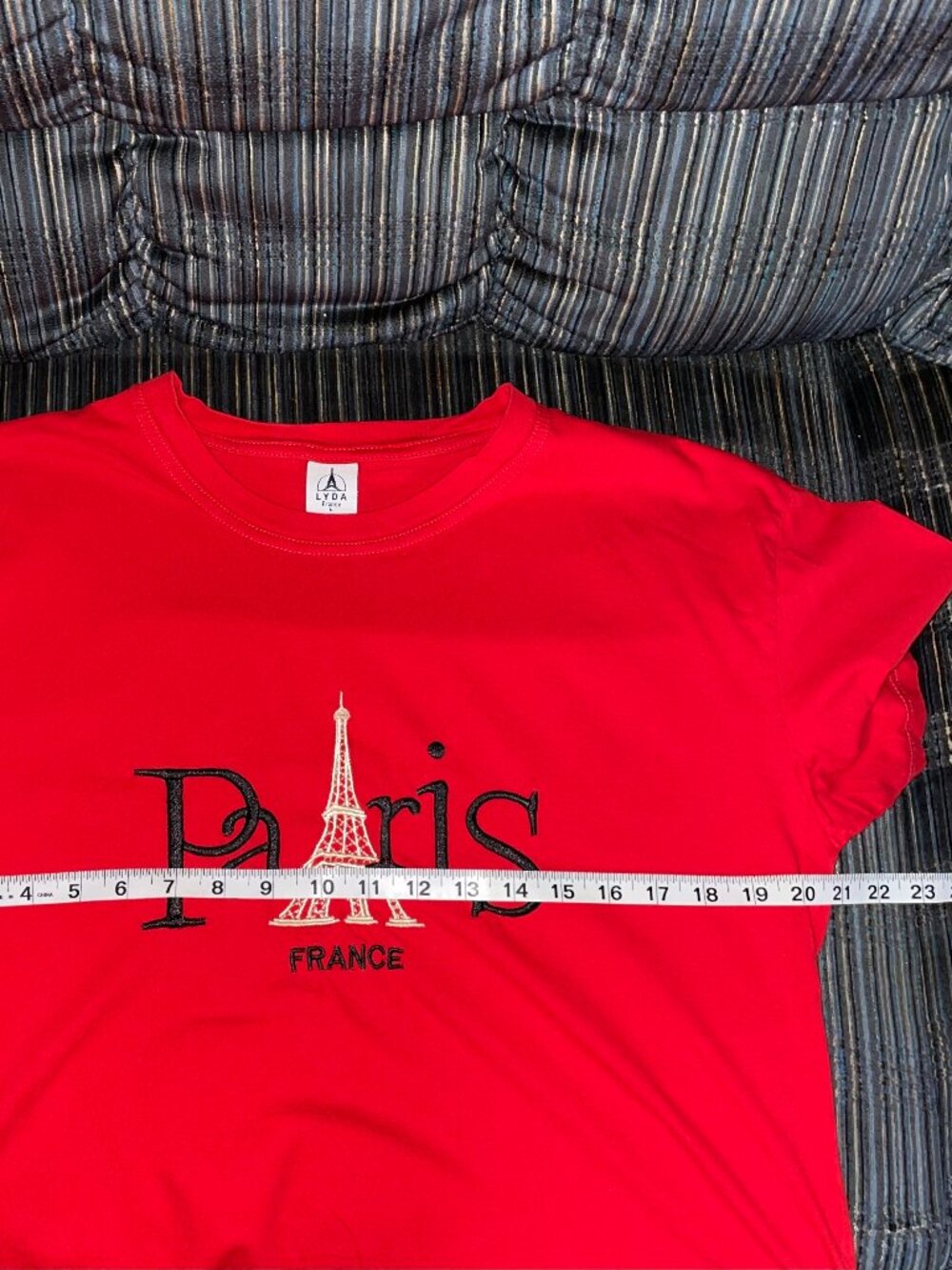 Paris Embroidered Tee - Picture 6 of 7